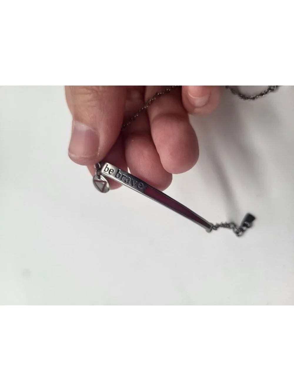 Bravelets Red Silver Tone 